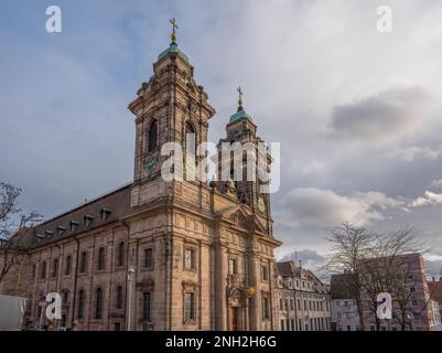 St. Egidien Kirche (Egidienskirche) - Nürnberg, Bayern, Deutschland Stockfoto