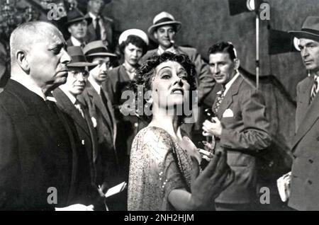 SUNSET BOULEVARD 1950 Paramount Film mit Gloria Swanson und Erich von Stroheim auf der linken Seite Stockfoto