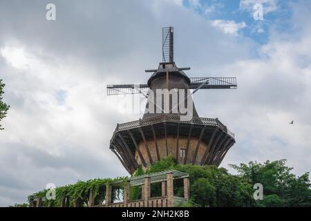 Historische Mühle von Sanssouci - Potsdam, Brandenburg, Deutschland Stockfoto