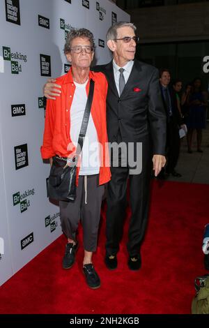 Lou Reed und Richard Belzer besuchen das Film Society of Lincoln Center und die AMC Celebration of „Breaking Bad“ Final Episoden der Film Society of Lin Stockfoto