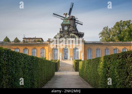 Neue Kammern des Schlosses Sanssouci - Potsdam, Brandenburg, Deutschland Stockfoto