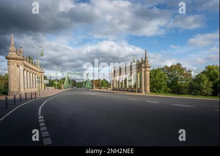 Berühmte Glienicker Brücke - Potsdam, Brandenburg, Deutschland Stockfoto