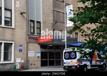 HARLEM/NEW YORK CITY /NEW YORK / USA 08.JUNI 2018 Mout Sinai St.luke Hospital in Haerlem in New York, USA . (Foto.Francis Joseph Dean / Deanpictures. Stockfoto