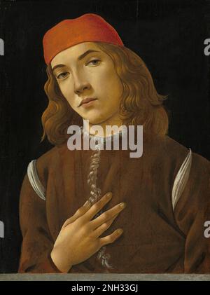 Sandro Botticelli Portrait of a Youth c. 1482/1485 Stockfoto