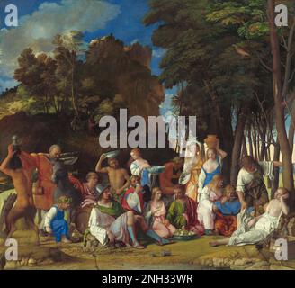 Giovanni Bellini und Tizian, das Fest der Götter 1514/1529 Stockfoto