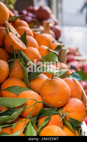 Sizilianische Blutorangen Stockfoto