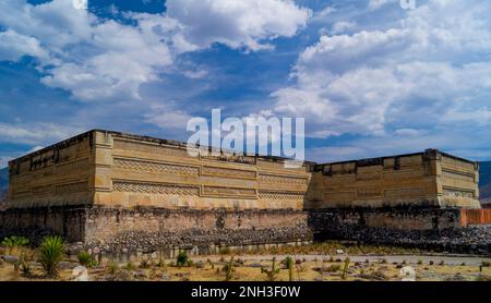 Prähispanische Ruinen von Mitla Stockfoto