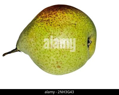 Birne isoliert auf weißem Hintergrund Stockfoto