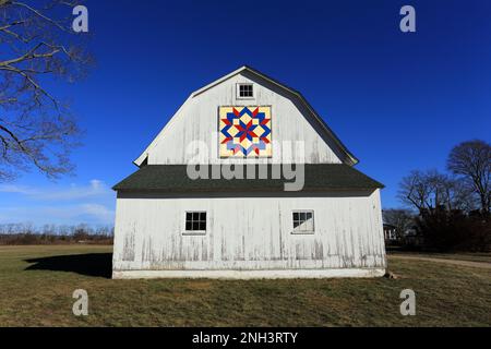 Scheune, nördliche Gabelung des östlichen Long Island New York Stockfoto