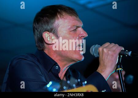 Abteilung S mit Eddie Roxy auf Stage 2, Undercover Festival 2016, Brighton Rennbahn, Brighton, East Sussex, UK. 9. September 2016 Stockfoto