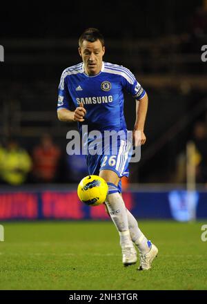 John Terry von Chelsea Barclays Premier League - Wolverhampton Wanderers gegen Chelsea 02/01/2012 Stockfoto