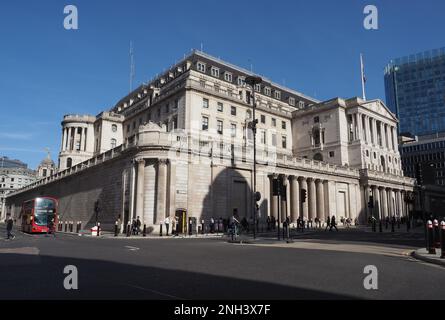 LONDON, Großbritannien - CIRCA OKTOBER 2022: Bank of England BoE Stockfoto