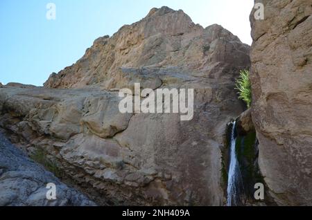 Blick auf den Rayen-Wasserfall, Iran Stockfoto