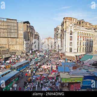 El Muski Markt, Altstadt, Kairo, Ägypten Stockfoto