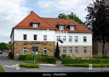 Rathaus, Hagen am Teutoburger Wald, Niedersachsen, Deutschland Stockfoto