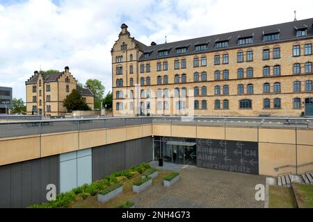 Campus Caprivi der Fachhochschule Osnabrueck, ehemalige Kaserne Caprivi, Osnabrueck, Niedersachsen, Deutschland Stockfoto