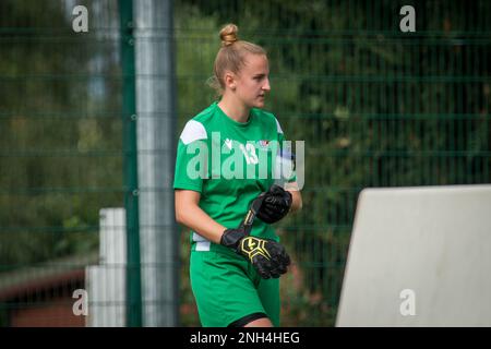 Hereford, England, 18. September 2021. Das Spiel der National Blind Football League, Tag 2, gespielt an Punkt 4, Hereford. Kredit: Will Cheshire Stockfoto