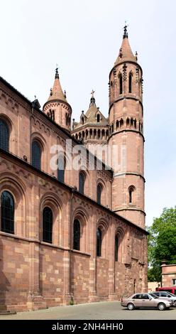 St. Peters Katholische Kathedrale, Würmer, Rheinland-Pfalz, Deutschland Stockfoto