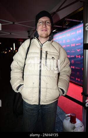 Andreas Gerlich alias Alfi Hartkor beim Gala-Event 'We are the World' im Rahmen der Berlinale 2023 / 73. Internationale Filmfestspiele Berlin im Ree Stockfoto