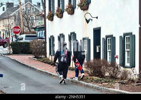 Carriage House Inn, New Hope - Amerikas Lieblingsstädte von Travel + Leisure. Pennsylvania, USA Stockfoto