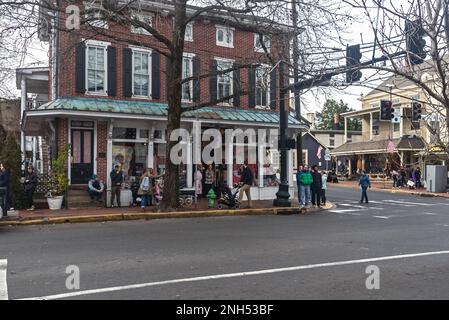 New Hope-America's Favorite Towns by Travel + Leisure. Pennsylvania, USA Stockfoto