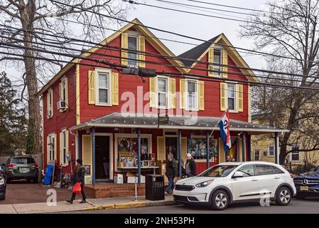 New Hope-America's Favorite Towns by Travel + Leisure. Pennsylvania, USA Stockfoto