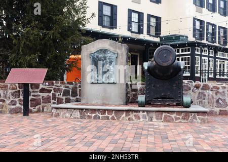 Civil war Memorial, New Hope Panew Hope – Amerikas Lieblingsstädte von Travel + Leisure. Pennsylvania, USA Stockfoto