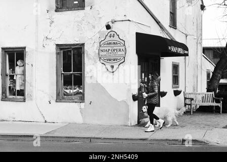 New Hope-America's Favorite Towns by Travel + Leisure. Pennsylvania, USA Stockfoto