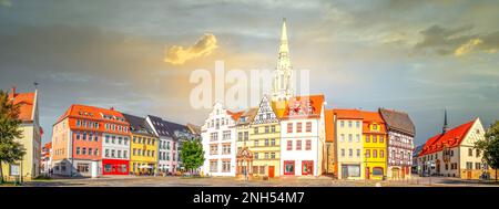 Altstadt von Merseburg, Deutschland Stockfoto