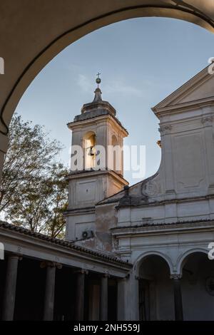 Erkunden Sie eine berühmte Basilika in Rom in Italien Stockfoto