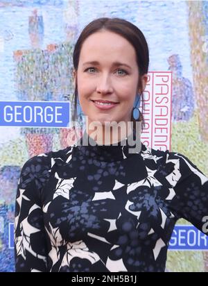 19. Februar 2023 - Pasadena, Kalifornien - Anna Camp. Die Eröffnungsnacht für „Sunday in the Park with Georgee“ findet im Pasadena Playhouse in Pasadena statt. (Kreditbild: © FS/AdMedia via ZUMA Press Wire) NUR REDAKTIONELLE VERWENDUNG! Nicht für den kommerziellen GEBRAUCH! Stockfoto