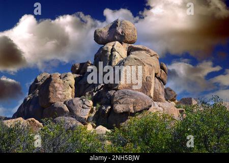 Felsformation bei Wickiup, Arizona (Snoopy Rock) Stockfoto