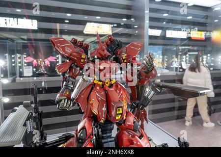 SHANGHAI, CHINA - 21. FEBRUAR 2023 - Ein allgemeiner Überblick über den 2-dimensionalen IP-Speicher in Shanghai, China, 21. Februar 2023. Bailian ZX kreatives Interesse Stockfoto