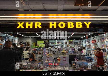 SHANGHAI, CHINA - 21. FEBRUAR 2023 - Ein allgemeiner Überblick über den 2-dimensionalen IP-Speicher in Shanghai, China, 21. Februar 2023. Bailian ZX kreatives Interesse Stockfoto