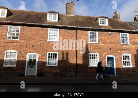 Wareham, historische Marktstadt am Fluss Frome, archäologische Ausgrabungen sind ein Beweis für eine römische Siedlung in Dorset, England Stockfoto