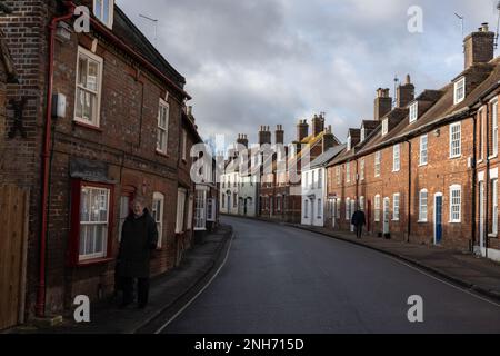 Wareham, historische Marktstadt am Fluss Frome, archäologische Ausgrabungen sind ein Beweis für eine römische Siedlung in Dorset, England Stockfoto