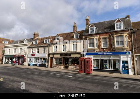 Wareham, historische Marktstadt am Fluss Frome, archäologische Ausgrabungen sind ein Beweis für eine römische Siedlung in Dorset, England Stockfoto