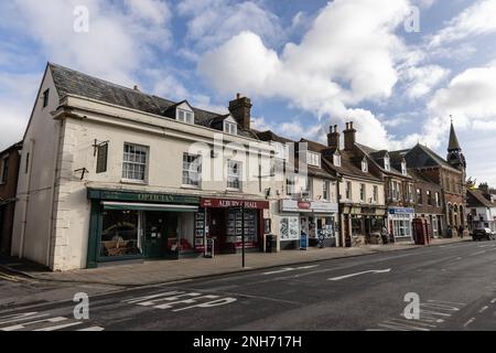 Wareham, historische Marktstadt am Fluss Frome, archäologische Ausgrabungen sind ein Beweis für eine römische Siedlung in Dorset, England Stockfoto