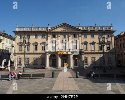 TURIN, ITALIEN - CA. SEPTEMBER 2022: Conservatorio Giuseppe Verdi Staatliches Musikkonservatorium Stockfoto