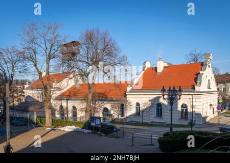 Wieliczka und historische Stadtgebäude und Salzbergwerk, Polen Stockfoto