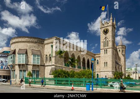 Historisches Gebäude von Bridgetown Stockfoto