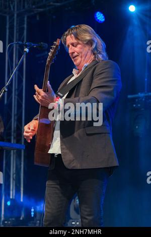 Handzeichen (Steve Knightley) beim Wickham Festival, Hampshire, Großbritannien. 6. August 2022 Stockfoto