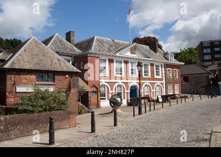 Besucherzentrum des Custom House in Exeter, Devon in Großbritannien Stockfoto