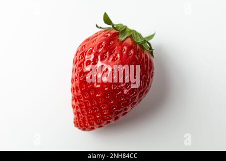 Koreanische Esskultur. Eine Auswahl an Erdbeeren. Große, Süße Erdbeeren Stockfoto