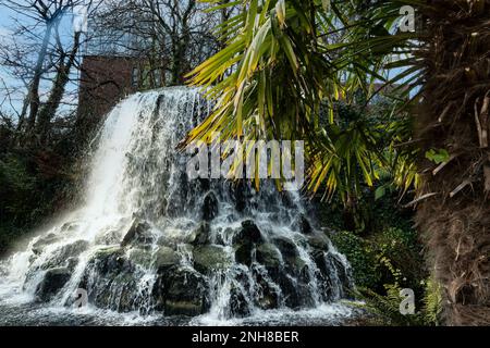 Der Brunnen im Iveagh Gardens Park, Dublin Stockfoto