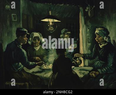 The Potato Eaters (1885) von Vincent Van Gogh Stockfoto