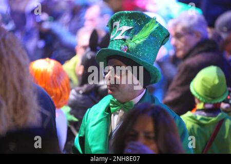 19. Februar 2023, Saviano, Kampanien/Neapel, Italien: Karneval der Provinz Saviano in Neapel. (Kreditbild: © Salvatore Esposito/Pacific Press via ZUMA Press Wire) NUR REDAKTIONELLE VERWENDUNG! Nicht für den kommerziellen GEBRAUCH! Stockfoto