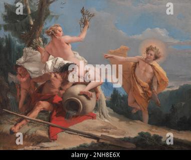 Giovanni Battista Tiepolo Apollo verfolgt Daphne c. 1755/1760 Stockfoto