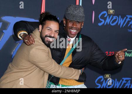 Tyler, The Creator, Gast bei der Ankunft für DIE SCHNEEFALLSAISON 6 Premiere auf FX, Ted Mann Theater im Academy Museum, Los Angeles, CA, 15. Februar 2023. Foto Von: Priscilla Grant/Everett Collection Stockfoto