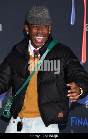 Tyler, der Schöpfer bei der Ankunft für DIE SCHNEEFALLSAISON 6 Premiere auf FX, Ted Mann Theater im Academy Museum, Los Angeles, CA, 15. Februar 2023. Foto Von: Priscilla Grant/Everett Collection Stockfoto